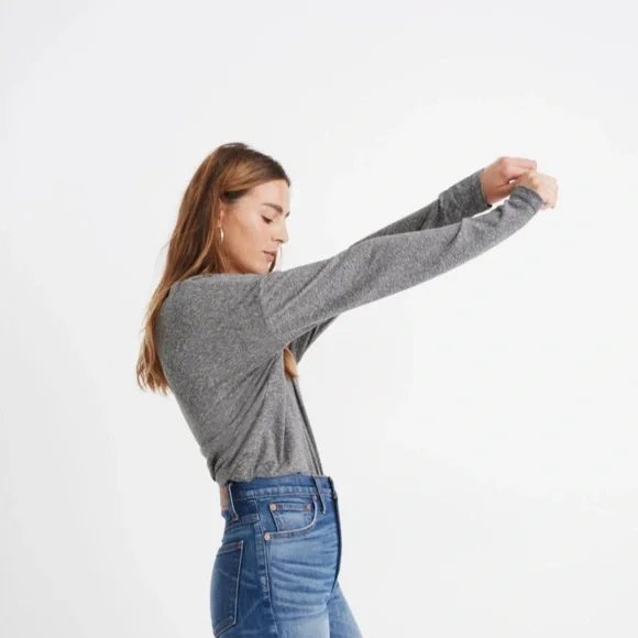 Madewell Rivet & Thread Ex Boyfriend Long Sleeve Tee - Picture 8 of 8